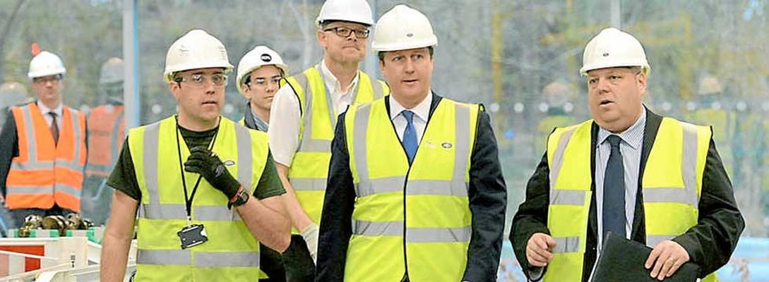 David Camerons Spirit Soars During Visit to i54 South Staffordshire