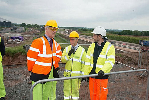 President of the ICE visits i54 South Staffordshire