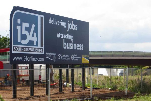 Major business site works on i54 South Staffordshire reaching final phase