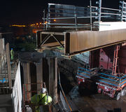 New Bridge Installed Over M54